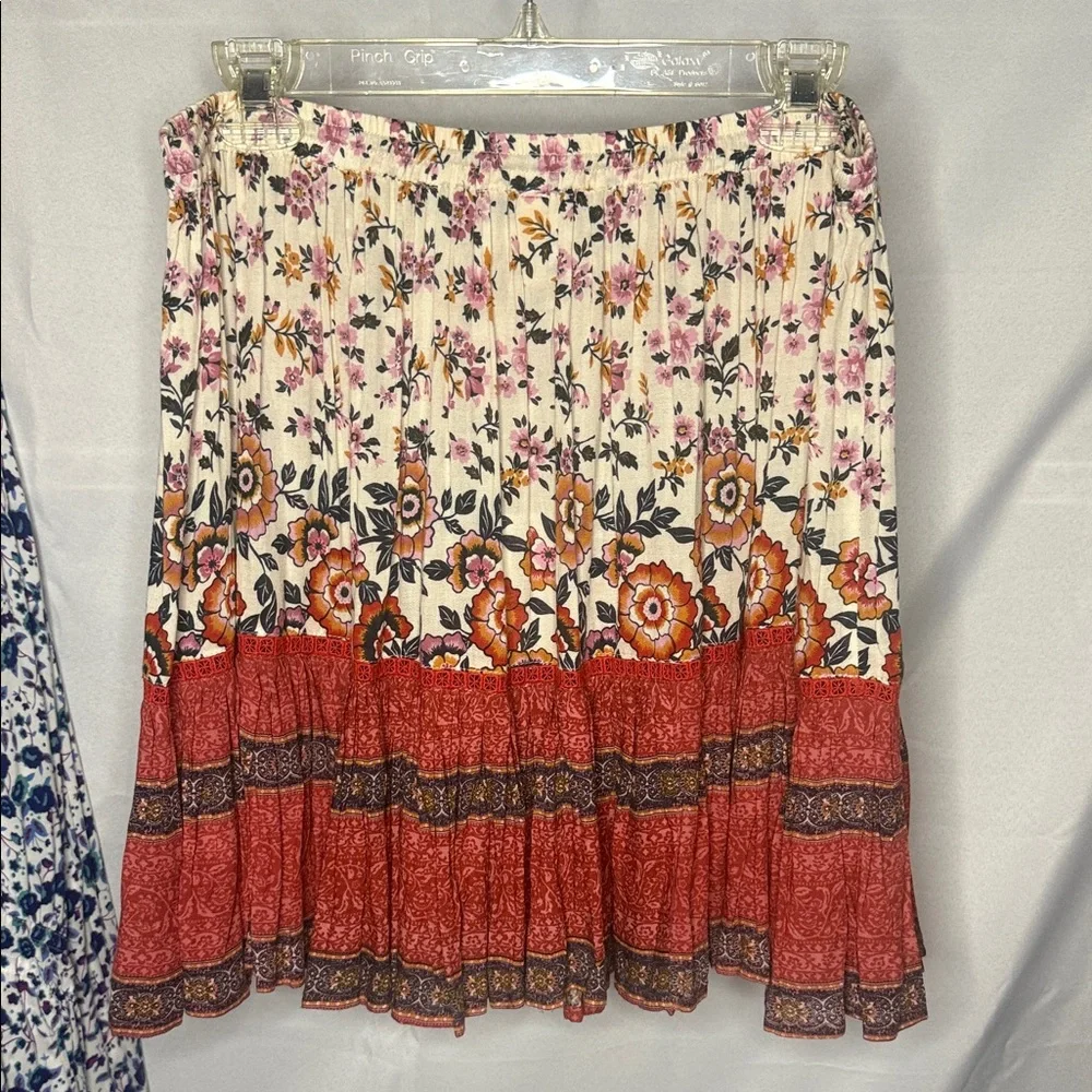 NWT Spell Elle Boho Mini Skirt in Rosewood Size Large - Picture 5 of 16